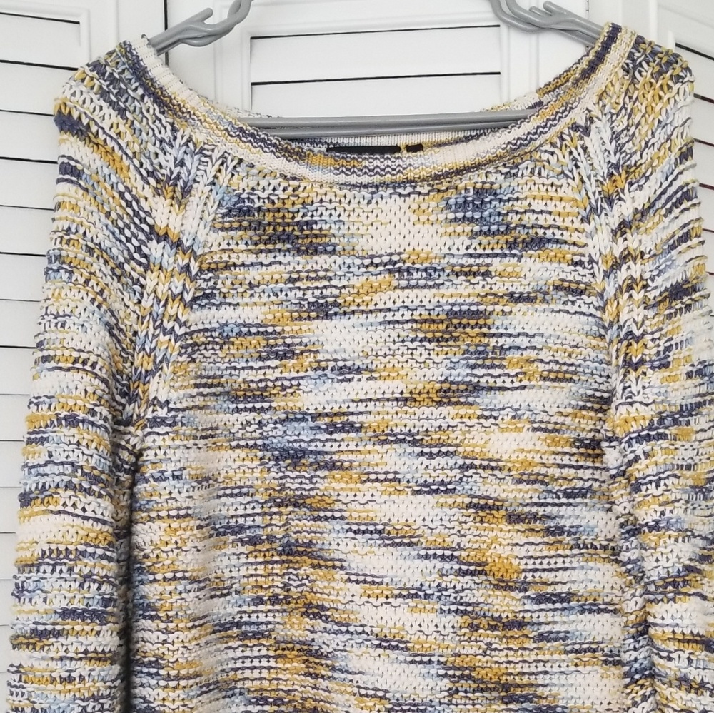 Tri-color Comfy Cotton Sweater